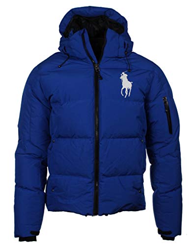 Ralph Lauren Daunen-Jacke, Big Pony, großes Logo - Navy oder Blau (Blau,...