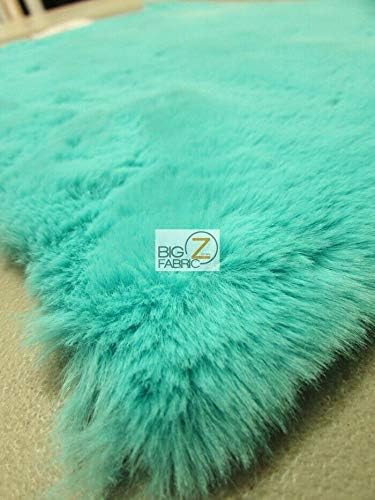 Beaver Shag Faux Fur Fabric Sold by The Yard DIY Coats Costumes Scarfs Rugs Accessories Fashion (Red)
