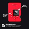 iStorage diskAshur2 SSD 128GB Red| Secure portable solid state drive | Password protected | Dust & water resistant | Hardware Encryption