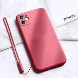 ZEZHOU Slim Liquid Silicone Case for iPhone 11, Anti-Scratch & Fingerprint & Microfiber Liner Shock