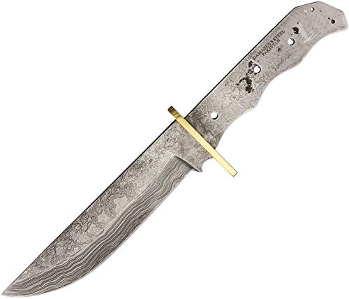 Knifemaking BL017-BRK Knife Blade Damascus Skinner