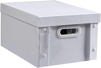Compactor Cardboard Storage Box, Milky White