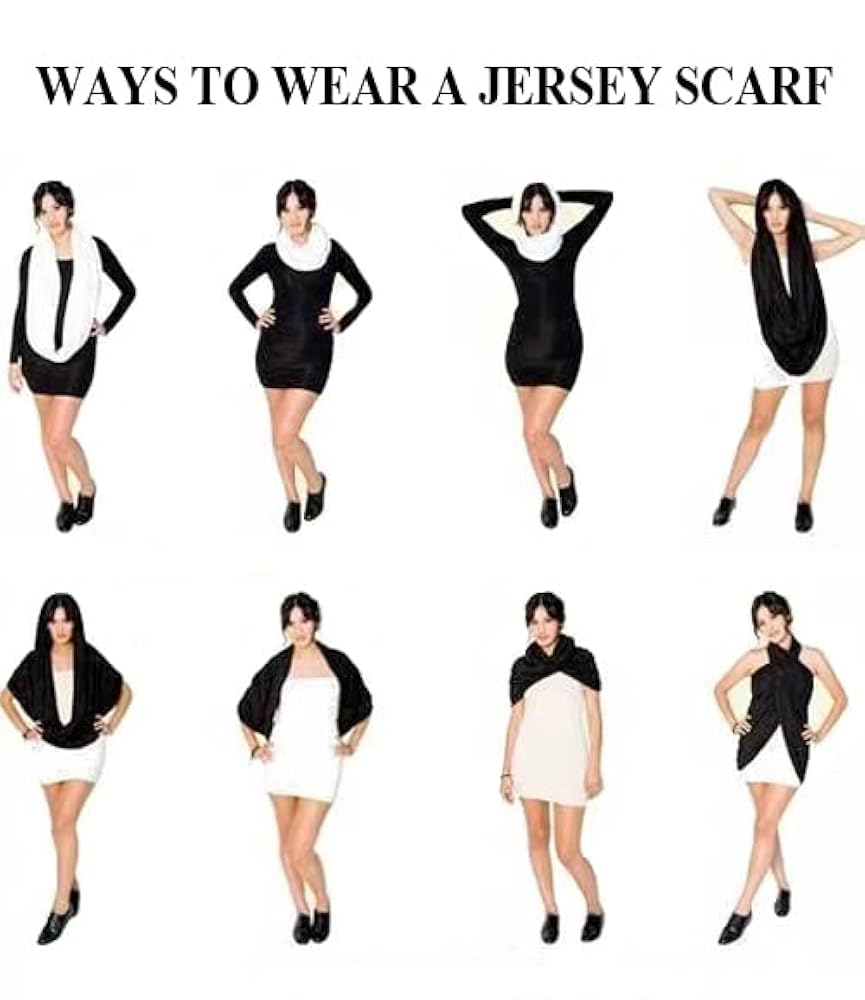 Sciarpa Infinity In Jersey Modale Premium - Leggera, Versatile, Per Donna, Lavabile In Lavatrice - Foto 2