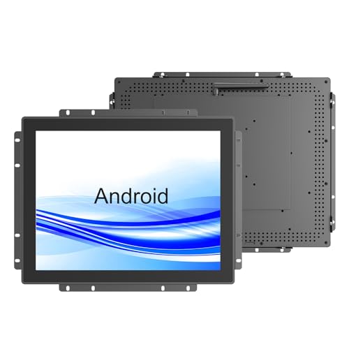 Image of GreenTouch 15 Inch Open-Frame Touchscreen LCD Monitor -Android All in one Computer with RK3566 RAM 4G & ROM 32G - Capacitive PCAP -1024x768-5:4-Black - Front IK08 /IP65