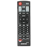 New AKB73575421 Replaced Remote fit for LG Soundbar NB4530B NB3532A NB3530A NB3531A NB3520A2 NB3520ANB NB3530ANB NB4532B NB4530B NB4530A NB4540 NB4542 NB4543 NB5540A NBN36 LAP440W