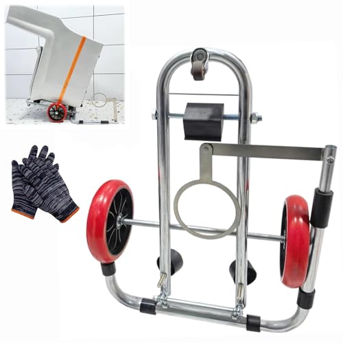 CphZnf Toilet Cart Jack Toilet Installation Jack Positioning Mobile Foldable and Portable Toilet Dolly Lift for Plumbers Toilet Installation Support Tool Easily Lift (1)