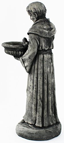 Saint Francis Concrete Garden Statue Religious Outdoor Catholic Figure Cement Sculpture Bird Feeder Garden Statue #TOP4