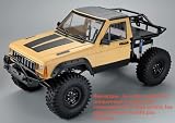 Keeda carrosserie crawler 1/10 cabine et cage arrière jaune photo 3