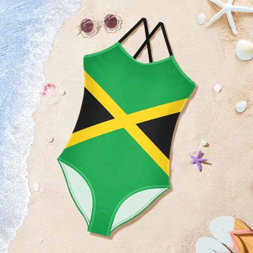 Girls Swimsuit One Piece Bathing Suit with Adjustable Straps Cute Little Kids Swimming Suits Beach Swimwear 3-10T2