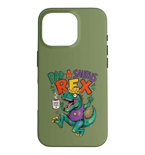 Coffee Dad A Saurus Rex �������닰�� ���̓� ���[���A �X�}�z�P�[�X iPhone 16 Pro �p