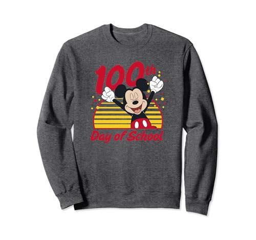 Sweatshirt Mickey and Friends 100th Day of School partagez la joie des 100 jours d'école