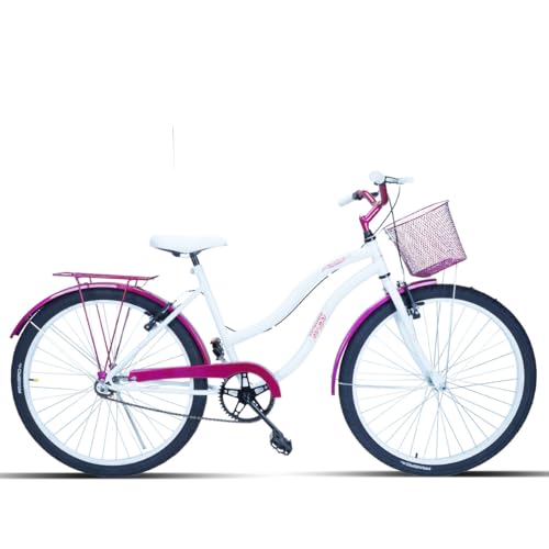 Bicicleta de Lazer Feminina Forss Hello Aro 26 com Cesta