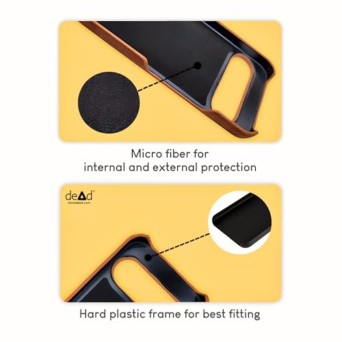 Image of dead Suede Leather Back Cover for Google Pixel 9 (Tan)