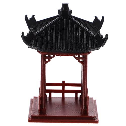 Modèle de pavillon sculpté léger et lavable pour micro-paysage - 2