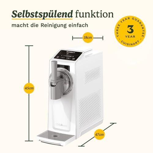 Cuisinart Frost Fusion – Gefrorene Getränke und Softeis in einem Gerät | 6 Voreinstellungen | Slushies, Frozen Cocktails, Frappés, Gefrorener Wein, Sorbet und Softeis | Fertig in 30 Minuten