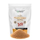 AKI Canadian Maple Sugar Granulated (Light Brown Color) 1 lb / 454 g Made from Grade A Maple Syrup,