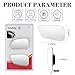 LivTee Blind Spot Car Mirror, HD Glass Frameless Convex Side Mirror Blindspot, Wide Angle Rear View Mirrors for SUVs, Trucks and RVs - Car Accessories