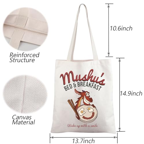 Mochila Tote Mushu Dragon Cartoon Movie miniatura 4