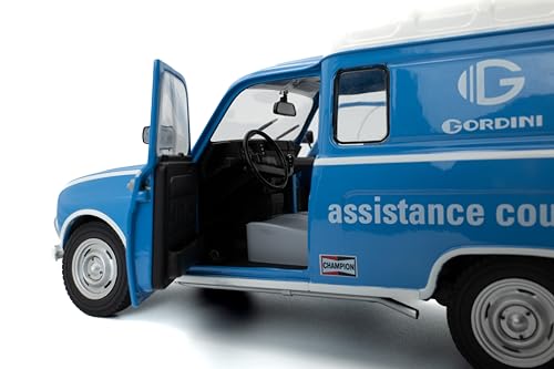 Modelo Renault 4LF4 Gordini Azul 1:18 Solido miniatura 6