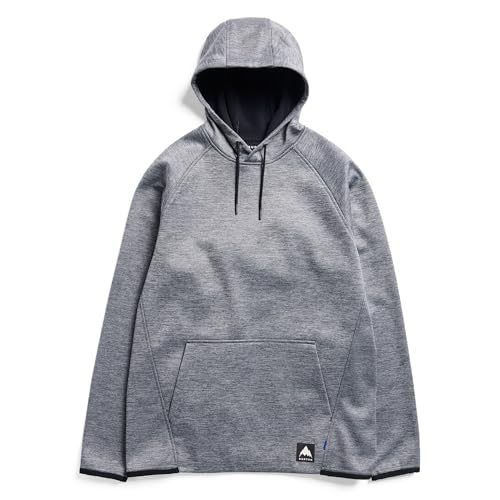 Burton Herren Crown Wetterfester Pullover Fleece, True Black Heather, X-Large