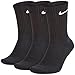 Produktbild Nike 3 kurze und 3 lange Socken Sparset 6 Paar Weiß Schwarz oder gemischt, Farbe:Schwarz, Größe:38-42