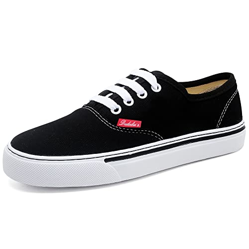 Tenis Feminino Casual Cano Baixo Old School Confort (Preto, 36)
