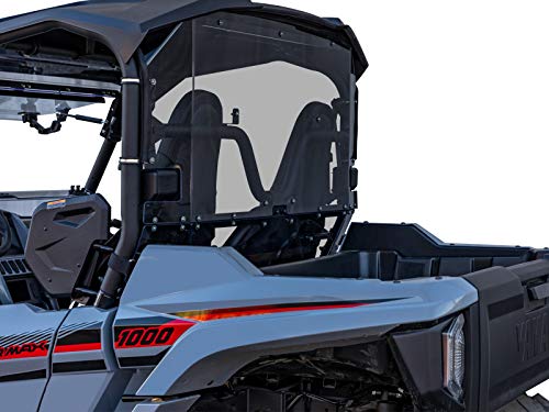 SuperATV Light Tint Rear Windshield for 2021+ Yamaha Wolverine RMAX 2 | Made in USA | 1 4  Thick Polycarbonate that is 250 Times Stronger than Glass!