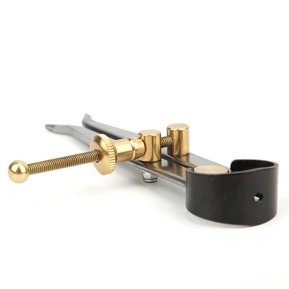 Spring Divider Caliper, Heat Quenched Spring Divider Carbon Steel Brass Flat Leg Inside Spring Caliper Spring for Scribing, Digital Calipers (Hyuduo9b0gumkxta-11)