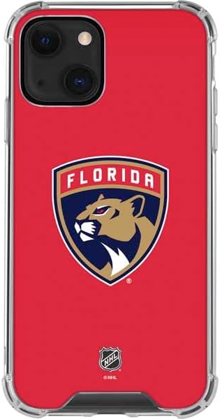 Skinit Clear Phone Case Compatible with iPhone 14 - Officially Licensed NHL Florida Panthers Logo Design