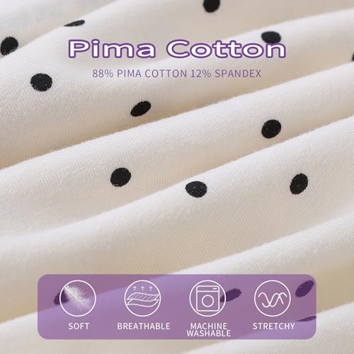 Womens Underwear Pima Cotton High Waisted Ladies Panties Full Coverage Briefs 8 Pack (Regular & Plus Size)2