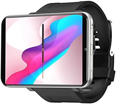 4G Smart Watch 2.86 Inch Screen Android 7.1 1GB+16GB 5MP Camera 2700mAh Battery Smartwatch for Men (Silver, 1GB+16GB)