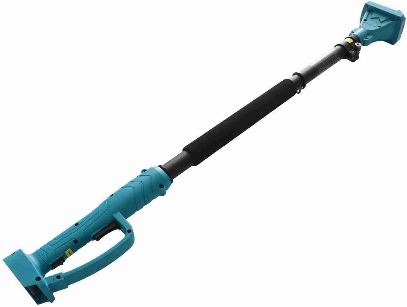 Extension Pole for Electric Pruner Aluminum Alloy Telescopic Rod 3.44ft-4.92ft Non Slip Handle for Pruning Shears and Chainsaws with Rotating Head
