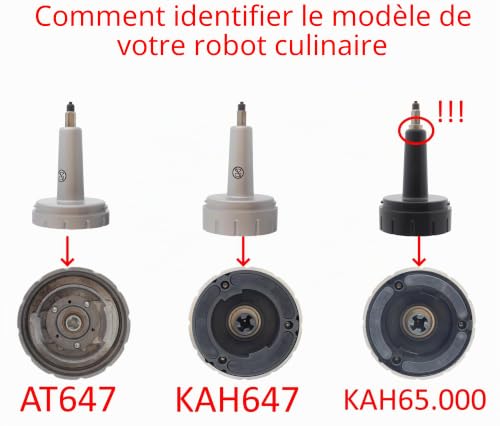 Kenwood - Arbre de transmission avec joint pour robot de cuisine Chef, Major, Sense Cooking (KAH647PL)