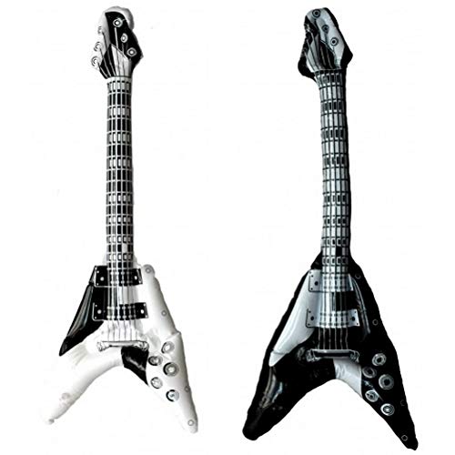 marion10020 Aufblasbare Luftgitarren Luftgitarre Air Luft Guitar, im E-Gitarren-Design, 100 cm, 2er-Set Cover