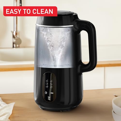 Tefal MultiSoup Soup Maker, 6 Auto Programs, 1L Capacity, Smooth Soups, Chunky Soups, Smoothies, Hot recipes, 4 People, Auto Cleaning Function, Cleaning Brush, Measuring Cup, Glossy black, BL5628G0