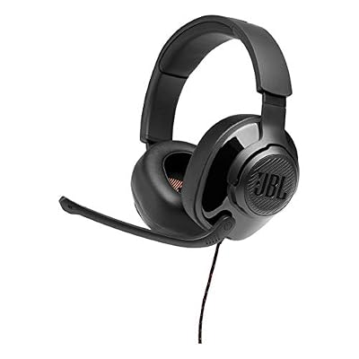 JBL Quantum 300 - Wired Over-Ear Gaming Headphones with JBL Quantum Engine Software - Black, Large