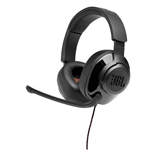 JBL Quantum 200 – Wired Over-Ear Gaming Headphones – Black, Large
