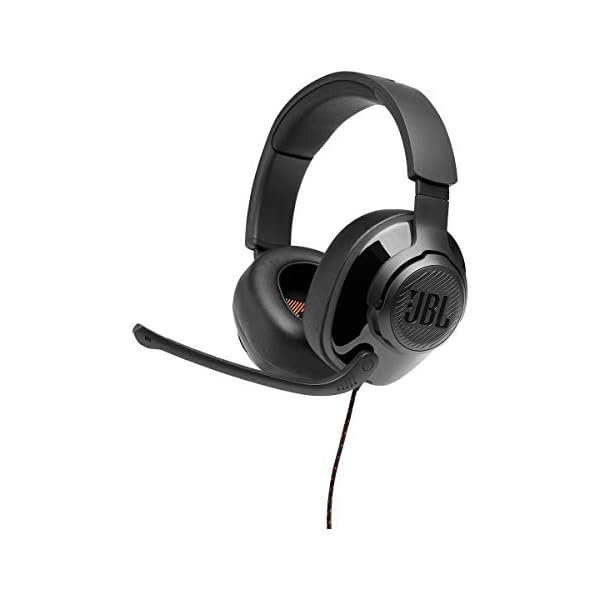 JBL Quantum 300 – Wired Over-Ear Gaming Headphones with JBL Quantum Engine Software – Black, Large