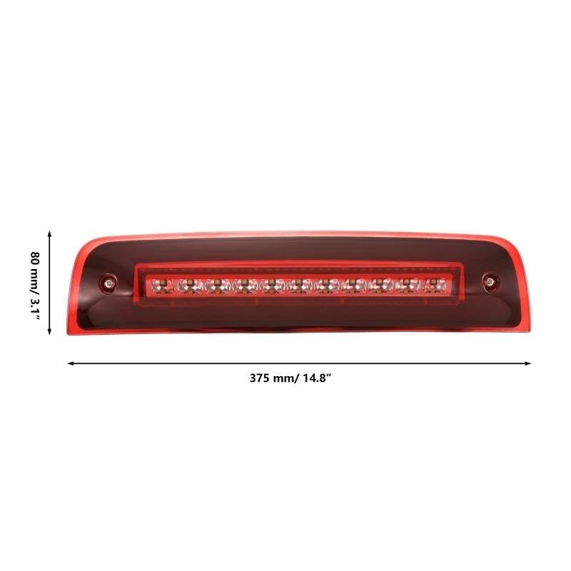 Troisième feu de frein arrière de montage élevé LED pour rénover signalisation Ram 1500