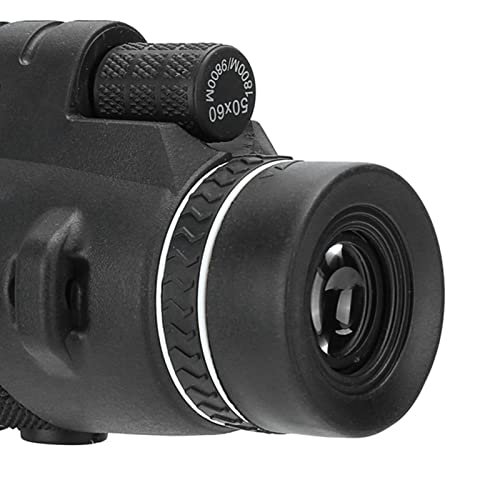 Monocular Telescope, View Wide Angle Zoom Lens 50X 60Mm Telescope, High Transparency Day And Night Vision Hd Monocular With Mobile Phone Clip & Tripod For Bird Watching Sights #TOP7