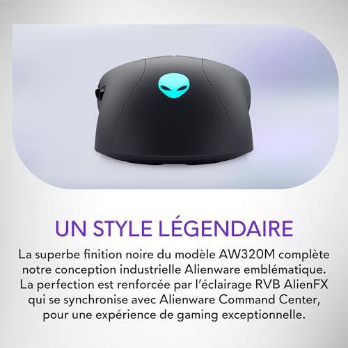 SOURIS DE GAMING FILAIRE ALIENWARE - AW320M