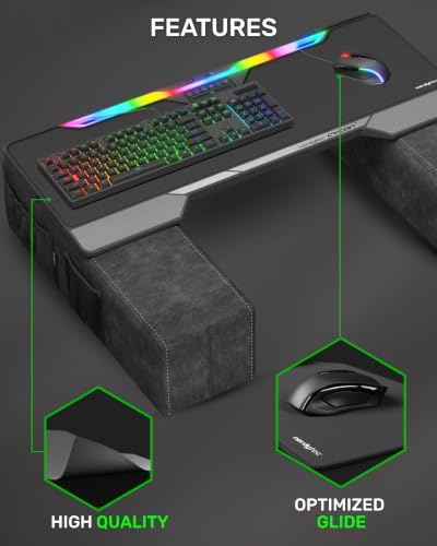 Image of Couchmaster XXL Mouse Pad, 80x25.5cm, Perfect for CYCON, Non-Slip, Premium Microfiber, Ultra-Smooth, Ergonomic Gaming Mousepad