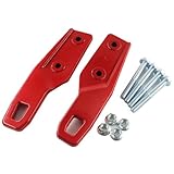 Rear Tow Hooks Compatible with Toyota Tacoma 2024 2025 2026 Left and Right Sides, PT989-35245-03, RED