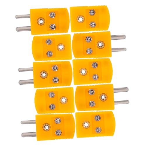 Conectores de termopar tipo K con adaptadores macho y hembra mini para lectura térmica estable