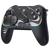 Switch 2 コントローラー PC、Switch2のスリープを解除できる連射機能付、EasySMX S10 Switch2 ゲームパッド 無線 、ラー 磁気式交換可能、RGB バックライト、TMR ジョイスティック付きゲーム コントローラー、1000Hz ポーリングレート、Switch2/Switch/Steam Deck/iOS/Android/PC 対応、日本語取扱説明書付き、パープル