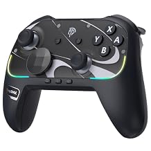 EasySMX S10 Elite Wireless Controller for Switch 2 with One-Key Wake-Up, Hall Effect Anti-Drift Joysticks, Programmable Buttons, HD Rumble, Motion Control and NFC, Multi-platform Controllers
