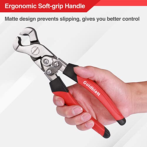 Goldblatt G02009 Pro Compound Tile Nippers 9 Inch - Shapping Plier thumb #3