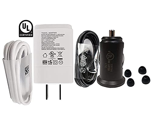 Lg Tone Hbs-510 Triumph Black - Bluetooth Wireless Stereo Headset 510 With 1.2Amp Quick Wall/Car Charger (Us Retail Packing Kit) #TOP1