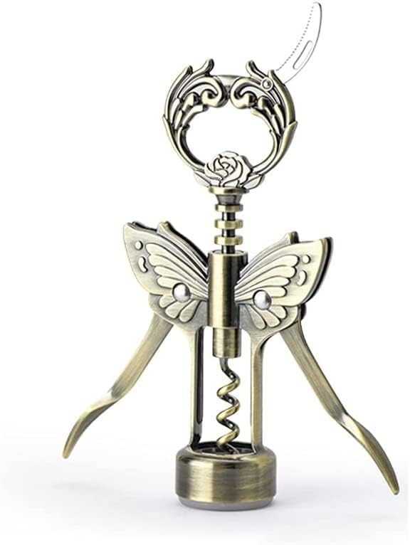 Corkscrew Corkscrew Portable Bottle Opener Multi-function Wine Bottle Corkscrew Rotary Drill Manual Zinc Alloy Wine Opener Multicolor Bottle Opener (Color : E)