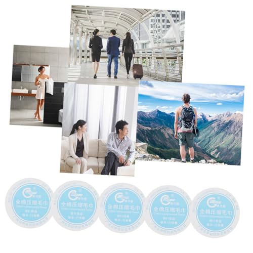 FOMIYES 10 Pçs Panos Descartáveis ​​Rosto Toalhetes Descartáveis ​​Ao Ar Livre Toalha Comprimida Toa